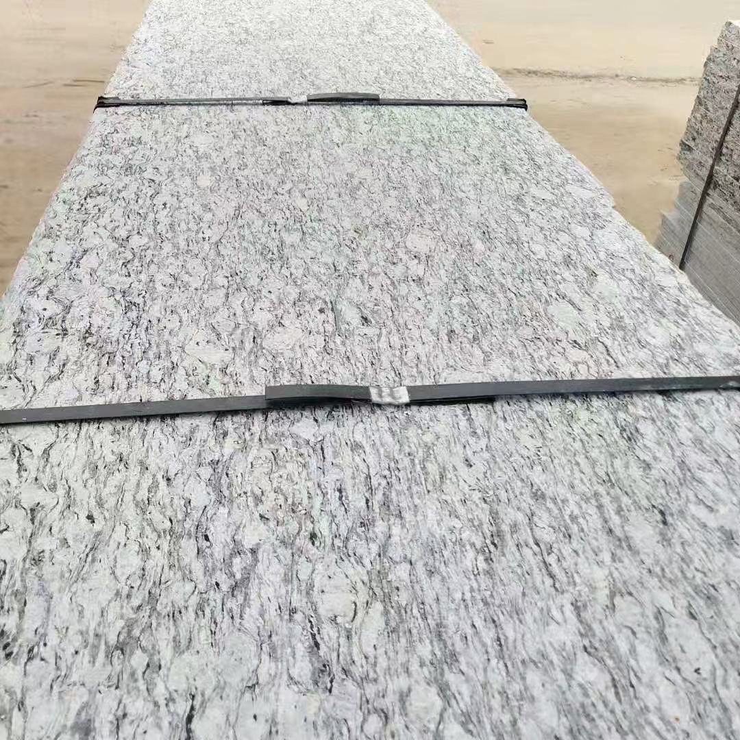浪花白烧面 海浪花石材 花岗岩厂家 浪花石地铺板源头厂家直供