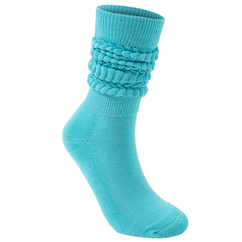 Cross-Border European and American Foreign Trade Slouch Socks Bubble Socks Running Bunching Socks Terry Towel Athletic Socks