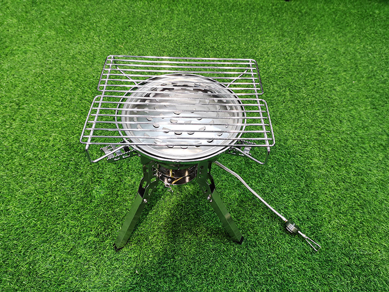 modegol气灶烧烤架野外炉具烤串卡式炉户外炉头野餐燃气灶烤肉架