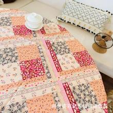 韩国全棉40支府绸数码印花布料复古碎花棉布童装桌布服装扎染面料