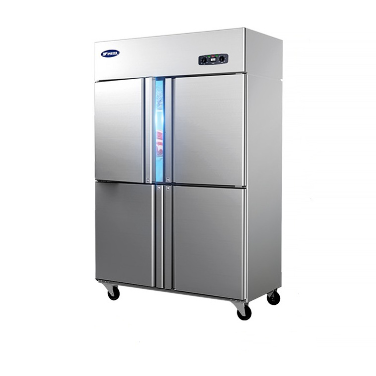 冷冻冷藏冰箱冷冻柜商用保鲜冷藏柜直冷速冻柜立式冰银都四门箱