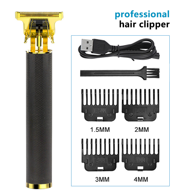 Cross-Border Hair Clipper Electric Clipper Oil Head Electrical Hair Cutter Charging Razor Carving Hair Clipper Bald Electric