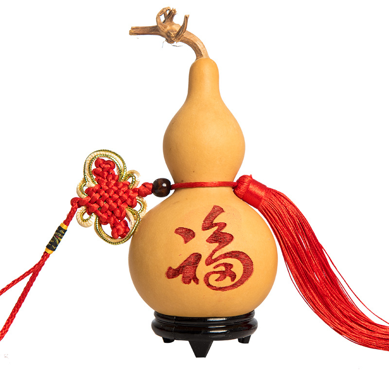 天然葫芦五帝钱挂件开口批发八卦葫芦招财纳福镇宅居家饰品摆件-报价