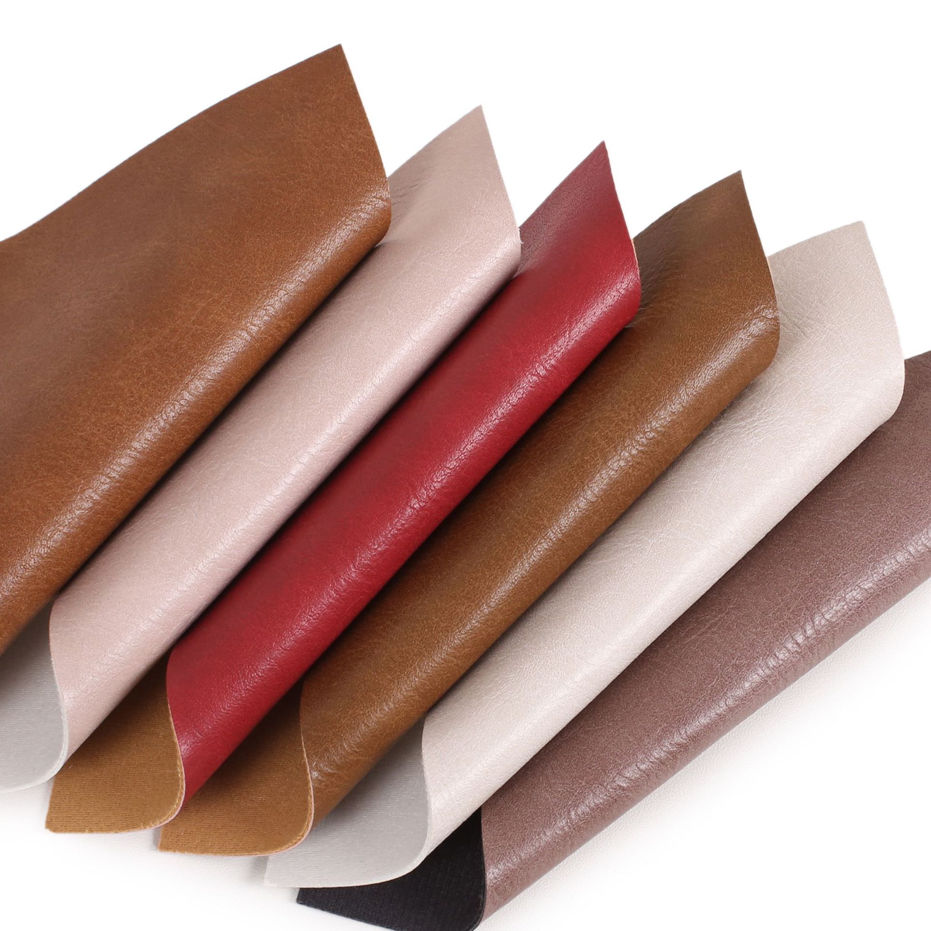 2厚亮光摔纹底pvc革 箱包手袋家具沙发装饰革 皮革