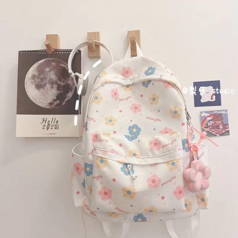 2023 New Cross-Border Korean Style Cute Refreshing Love Bear Backpack High School Primary School Student Backpack