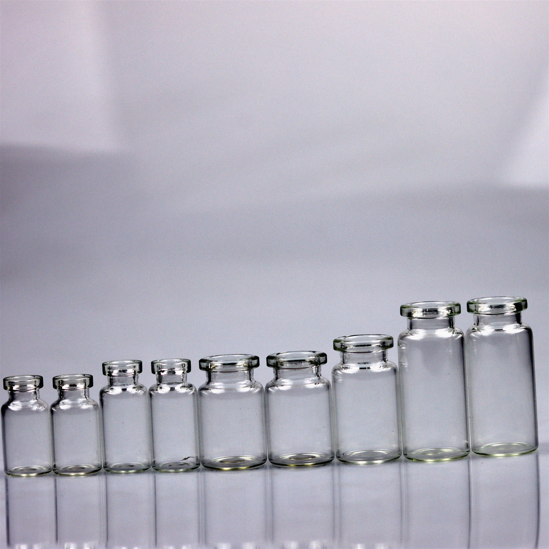 广州现货2ml3ml5ml7ml10ml中硼硅玻璃管制注射剂瓶疫苗瓶西林瓶