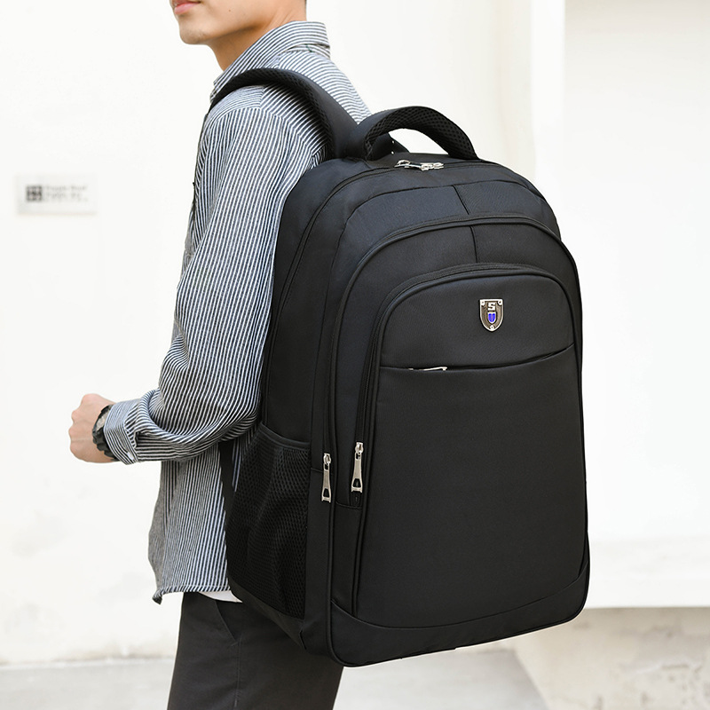 Business Commuter Backpack Wholesale New Backpack Simple Middle School Student Schoolbag Casual Large Capacity Computer Backpack