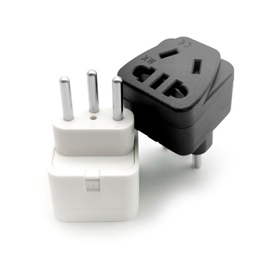 出国旅行转换插头新国际转瑞士标电源插头瑞士三园转国标五孔插座