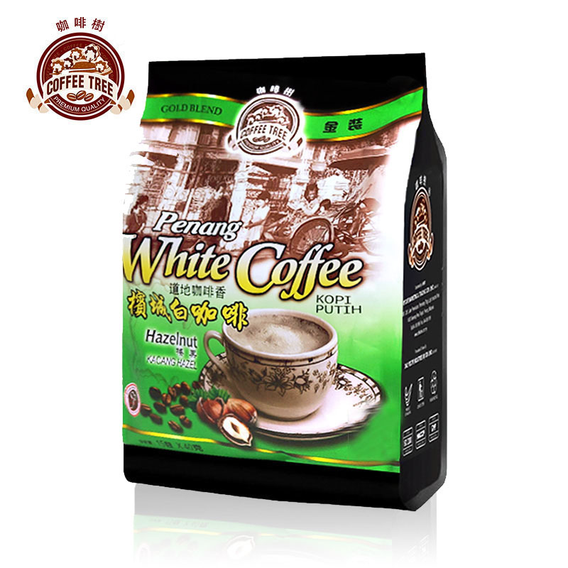 马来西亚槟城咖啡树白咖啡榛果味600g袋装-阿里巴巴