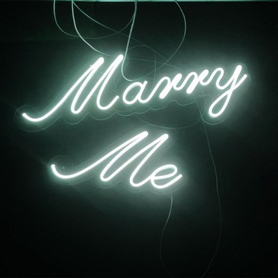 发光霓虹灯求婚庆头像logo跨境marryme嫁给我happybirthday字母灯