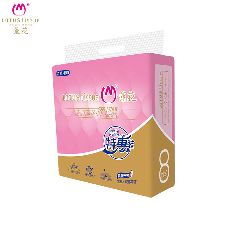 Lotus 5-Layer Tissue 24 Packs Wholesale Wet Water Napkin Household Mother and Baby Available Paper Extraction Free Shipping