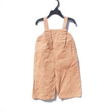 外贸原单出口日本童装工装连体衣女童新款连身裤
