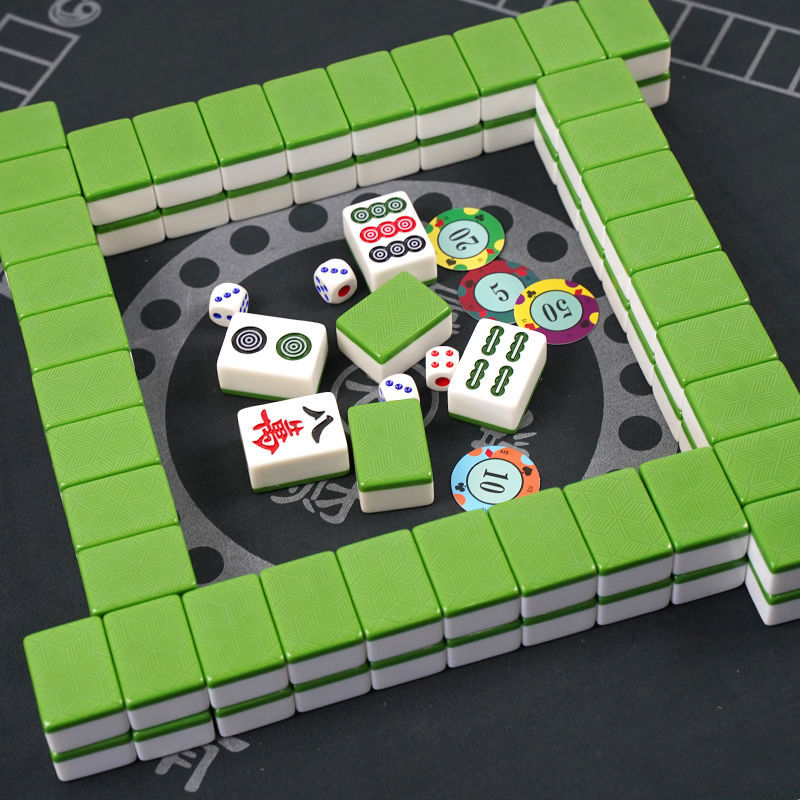 手动麻将大号家用麻将牌手搓一级小中特麻将牌40/42/44mm送礼品