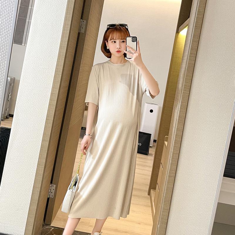 娜娜的孕期穿搭/孕妇装春夏装新款连衣裙时尚休闲显瘦孕妇长裙子