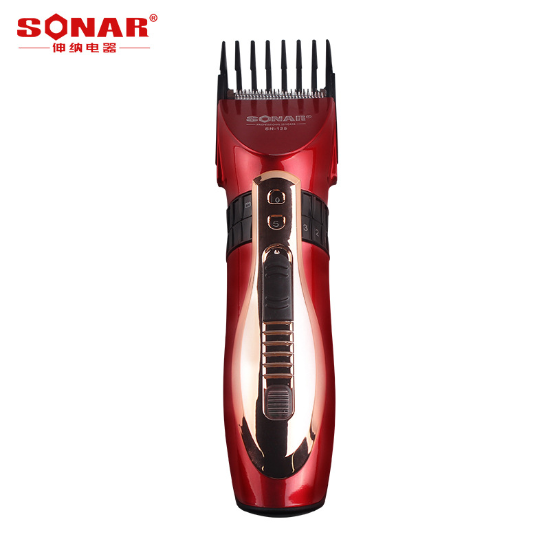 Sonar Rechargeable Hair Scissors Cross-Border for Home Use Hair Clipper Amazon Adjustable Cutter Head Portable Electric Clipper