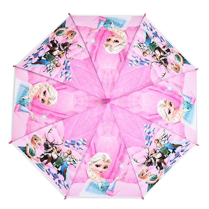 Children's Umbrella Poe Cartoon Anime Cute Creative Umbrella Flexible Wind-Resistant 8-Bone Sunshade Rain-Proof Multiple Options Women's