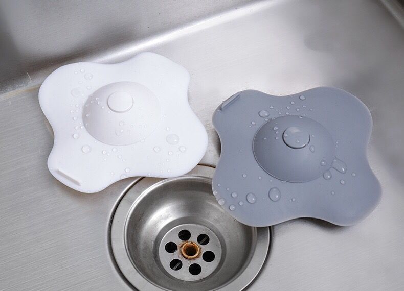 地漏盖厨房水池塞子卫生间水槽下水道防臭器按压式盖面盆塞堵漏水