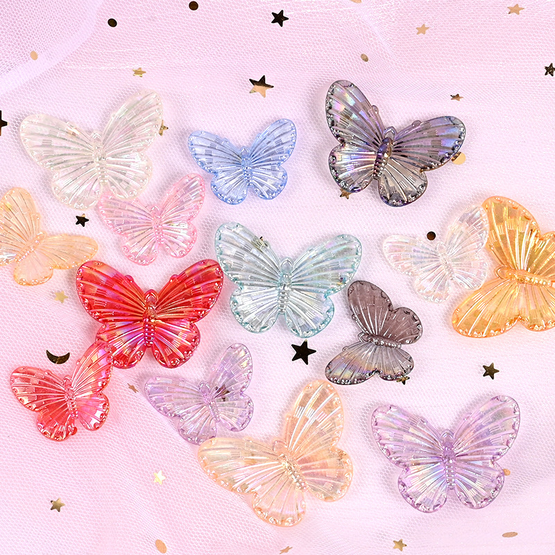 baroque butterfly diy accessories cream glue accessories resin diy jewelry hairpin diy baroque accessories