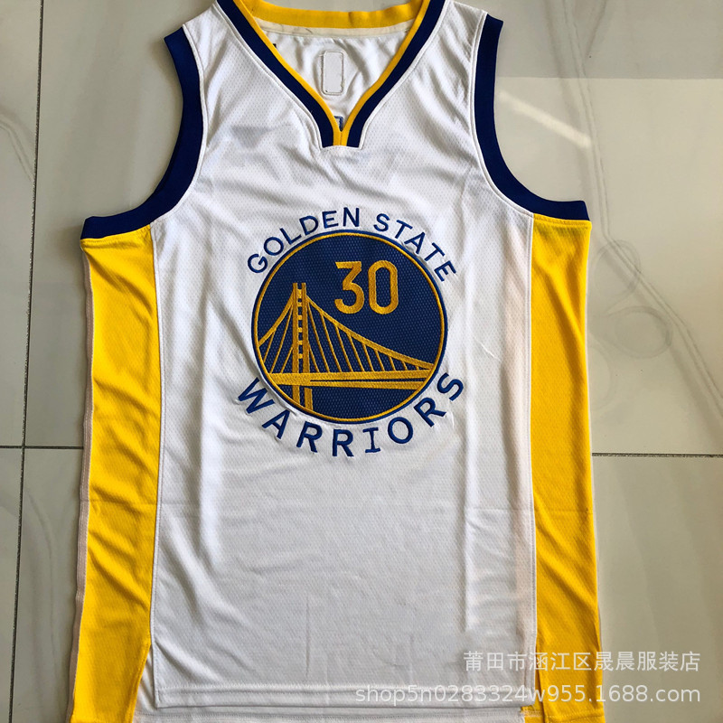 2022勇士新赛季球衣,新赛季主场球衣2022 2022新赛季nba球衣 75周年勇士队30号库里全密绣篮球球服镭射复古
