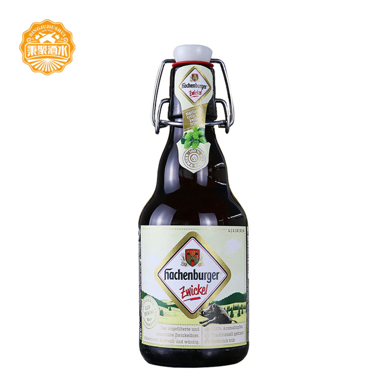 德国野猪啤酒/哈亨窖藏原浆啤酒 白啤酒330ml*12瓶