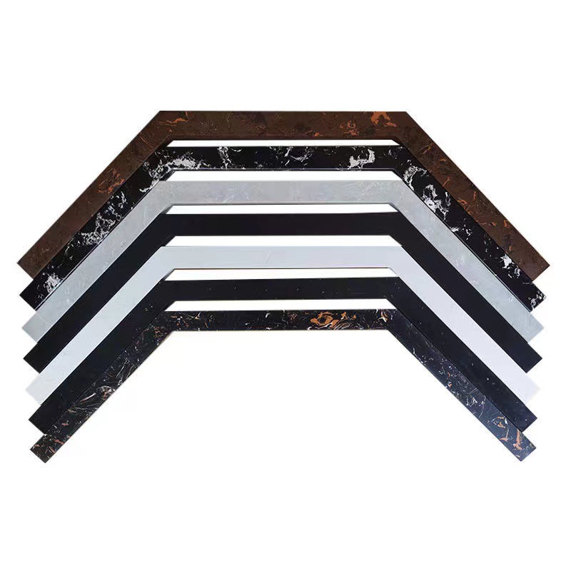 批发淋浴房大理石挡水条钻石型圆弧形实心防水条扇形卫生间浴室石