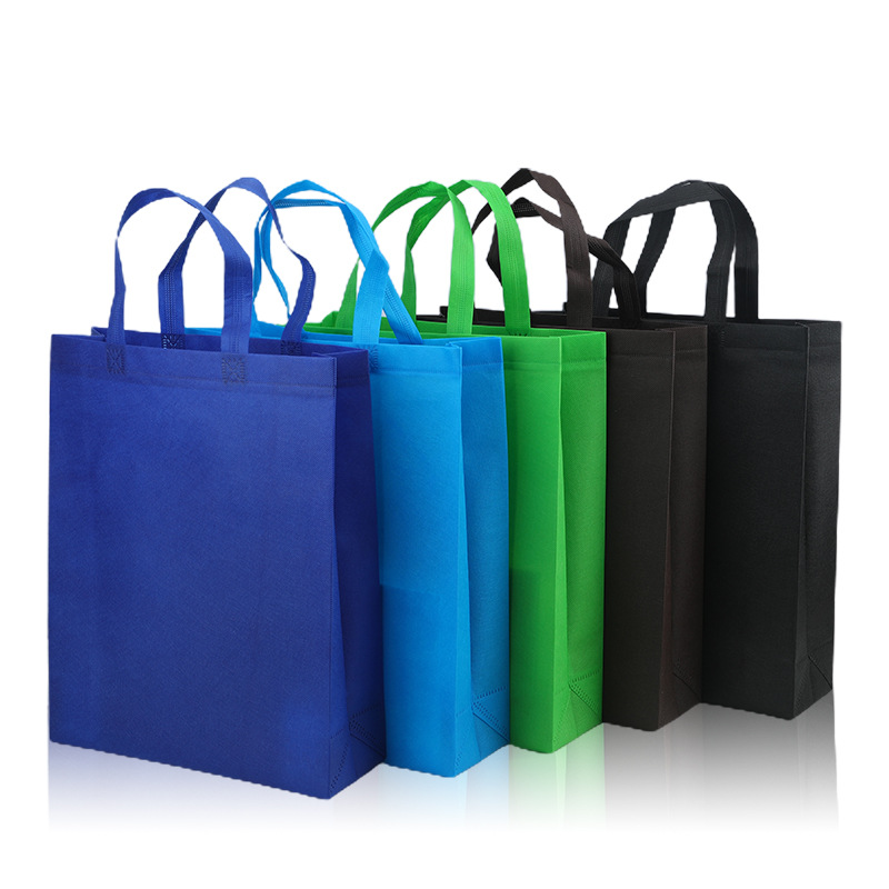 Nonwoven Fabric Bag Wholesale Handbag Bag Horizontal Film Eco-friendly Bag Gift Bag Take-out Shopping Bag Cloth Bag