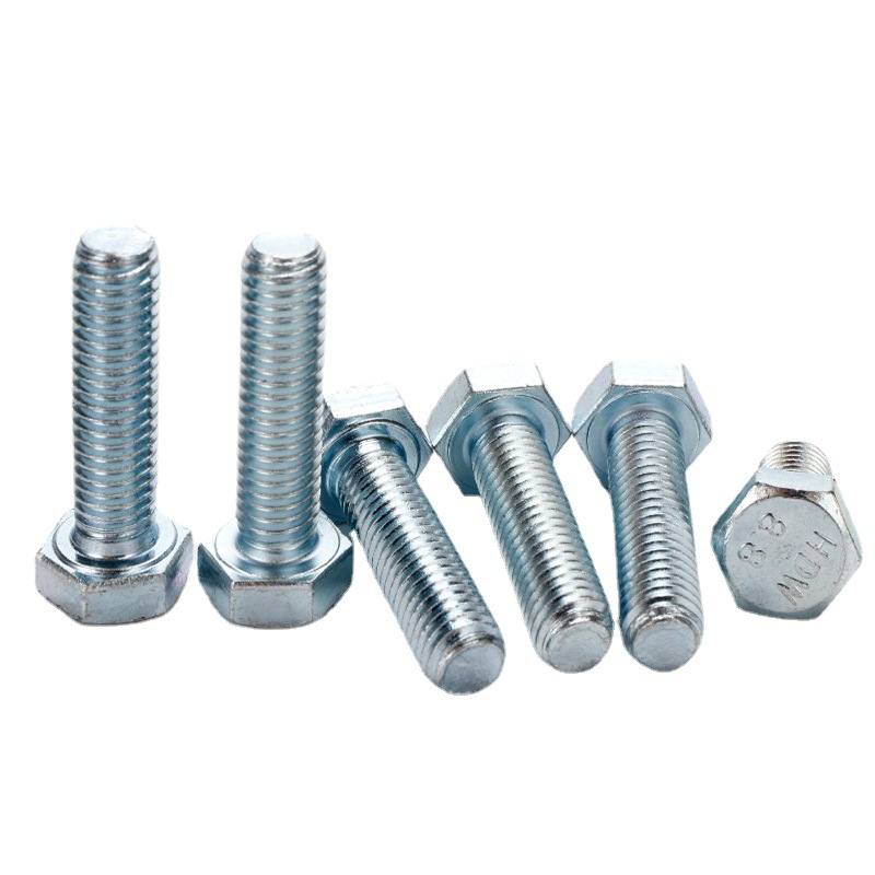 Factory Direct Sales 4.8 Grade Galvanized External Hexagon Bolt Hexagon Head Screw Gb30 Lengthened National Standard Screw M6-M14