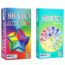 外贸热销skyjo action英文版 桌游家庭聚会纸牌游戏 跨境专供卡牌