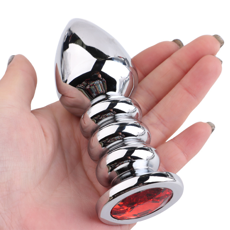 金属宝塔螺纹肛塞陀螺肛塞 后庭肛门塞肛栓扩肛器 成人情趣性用品