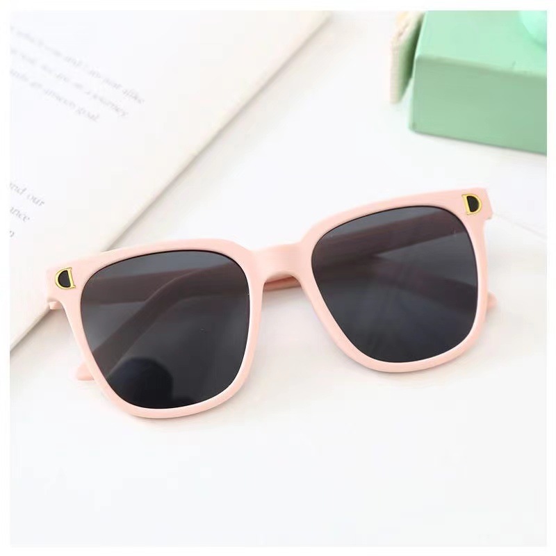 New Kids Sunglasses Fashionable Sunglasses Boys Catwalk Street Shot Glasses All-Match UV-Proof Sunglasses