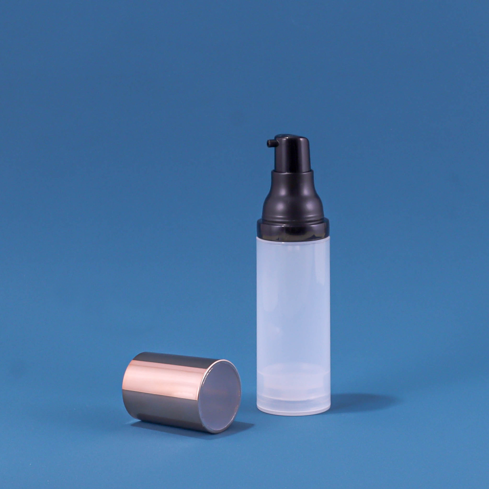 pet真空瓶 35ml按压乳液瓶 透明化妆品分装瓶 便携精华乳液瓶包材