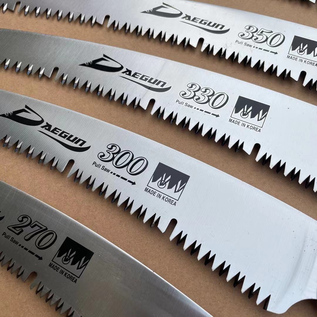 新款佐川吉410涡轮齿修枝锯粗枝手锯园艺园林锯子剪锯大建u槽进口