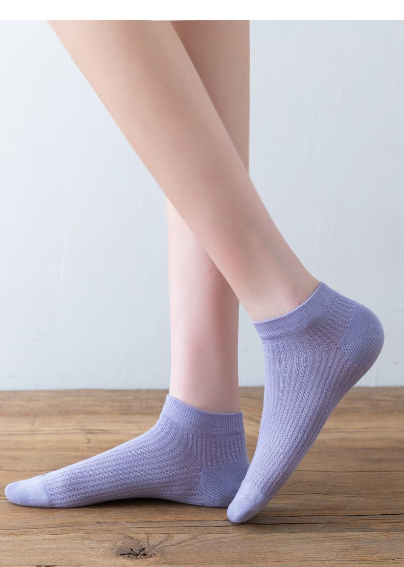 新疆棉 袜子女士短袜春夏日系浅口抗菌防臭船袜女夏季薄款ins潮