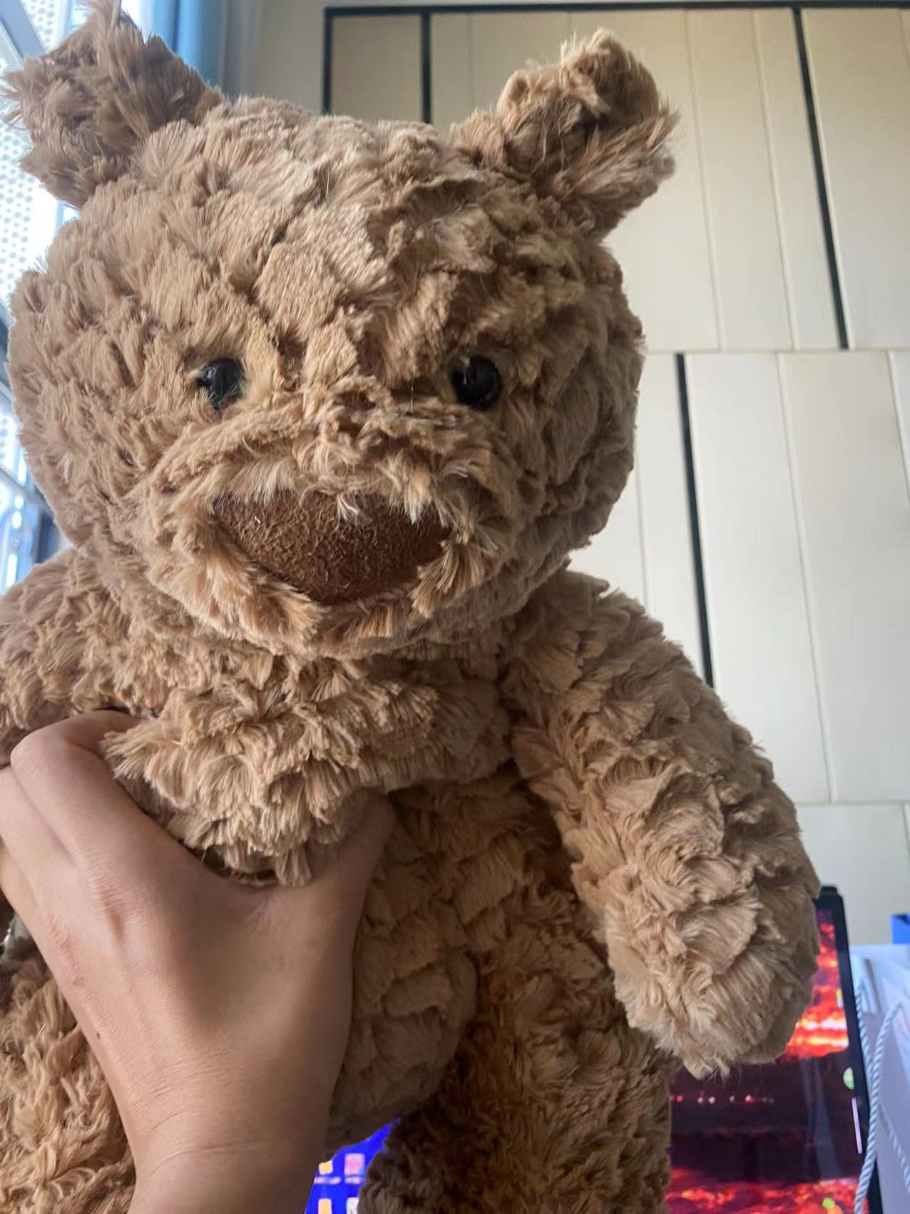 网红同款小熊英国jellycat巴塞罗熊毛绒公仔玩偶网红泰迪熊巴塞罗