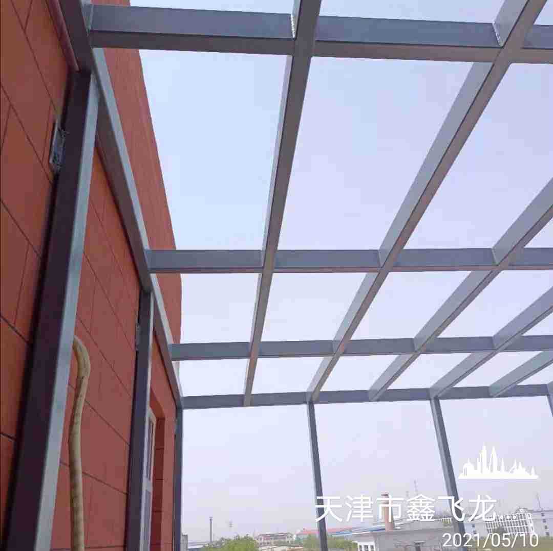 玻璃房阳光房钢结构框架氟碳漆loew玻璃