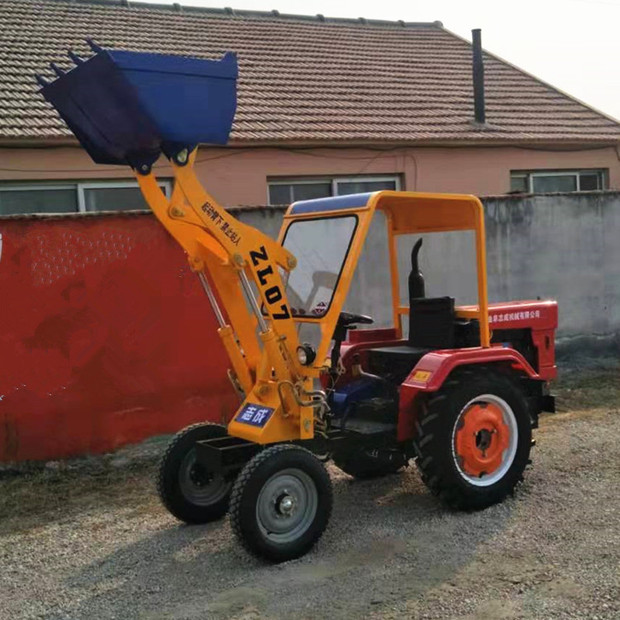 志成zl06型轮式装载机 农用拖拉机改铲车 工地用运输装载机厂家