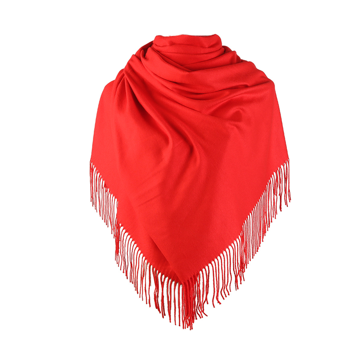 New European and American Fashion All-Match Double-Sided Two-Color Cashmere Scarf Shawl Factory Wholesale Exclusive for Cross-Border