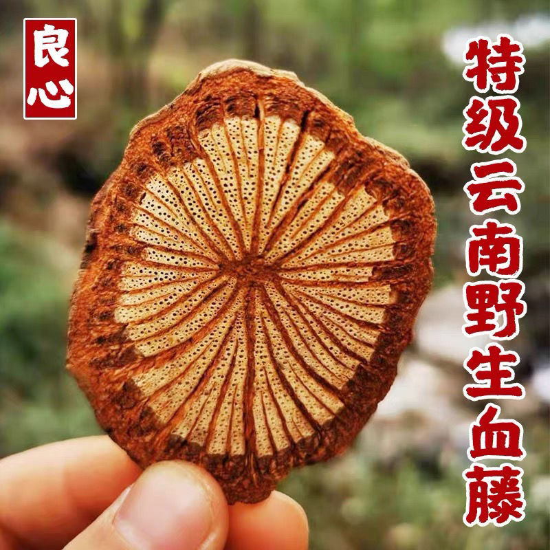 云南中药材红藤大血藤血藤脑血通片红皮藤里予生红藤片农家深山无
