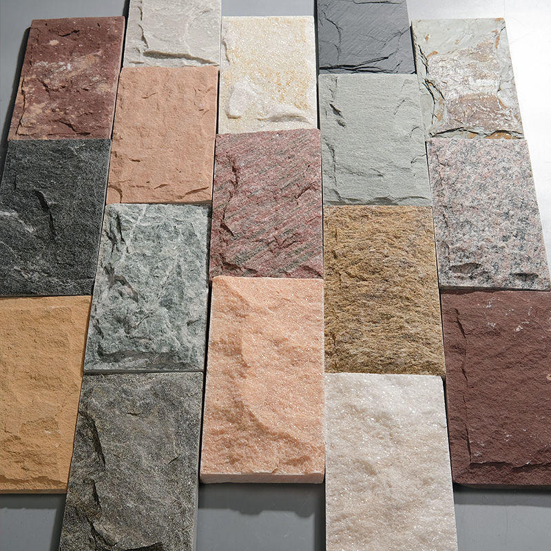 文化石外墙砖文化石室别墅蘑菇石背景墙露台院子阳台庭院围墙跨境