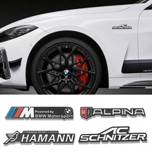 适用于汽车改装m标 ALPINA 贴标 哈曼HAMANN尾标AC SCHNITZER车标