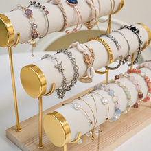 珠宝首饰展示架金色三层手表手链手串手镯架柜台饰品道具摆件新款