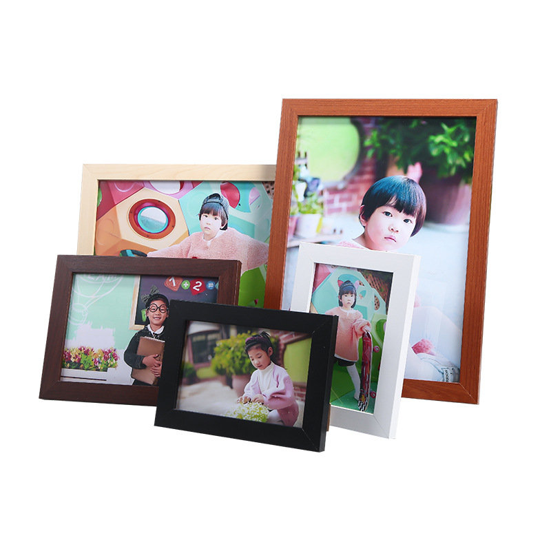 Wooden Photo Frame A4 Honor Certificate Frame Picture Frame Wooden Business License Frame Manufacturer Creative Table Setting Wall Hanging Wholesale