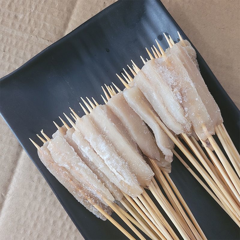 去皮铁板鱿鱼条小串把把夺命烧烤油炸新鲜冷冻食材商用半一件代发