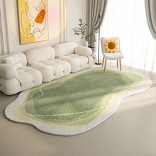 轻奢高级感客厅地毯异形不规则吸水防滑卧室床边毯沙发茶几毯批发
