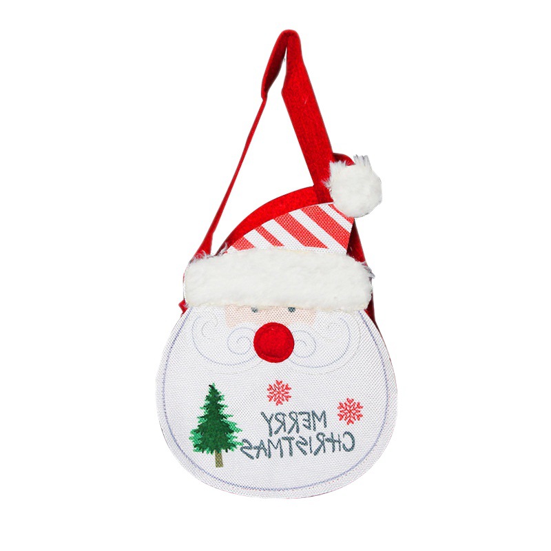 2022 Santa Snowman Tote Bag Creative Children's Candy Bag Christmas Decorations Clearance Spot