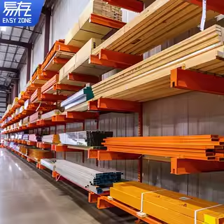 可定 制钢铁悬臂式工业仓库货架托臂式重型仓储置物架五金钢管