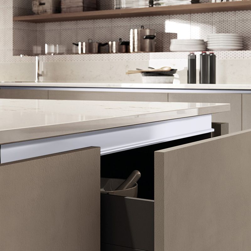 橱柜免拉手铝材型材厨房柜门鞋柜隐形隐藏把手嵌入式l型u型槽凹槽