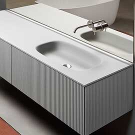 米灰色1米1 2 3 4 5 6台下一体成型人造石洗手洗脸盆洗漱台盆