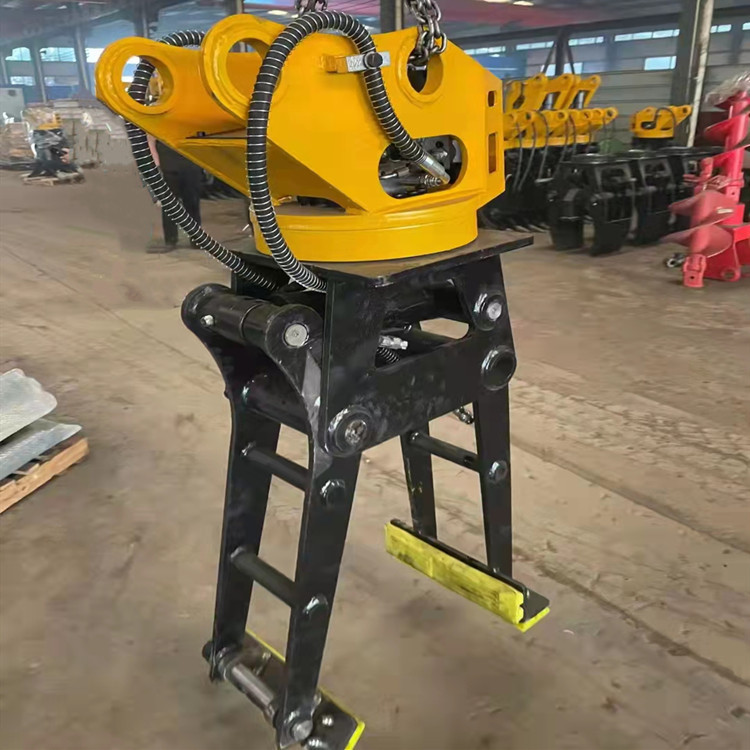 石材夹具 路沿石挖掘机夹子 安装路边石路缘石用的小型挖机属具