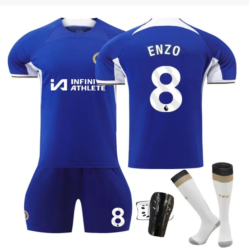 23-24切尔西球衣主场8号恩佐成人儿童足球服套装-阿里巴巴